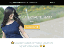 Tablet Screenshot of amormaternal.com